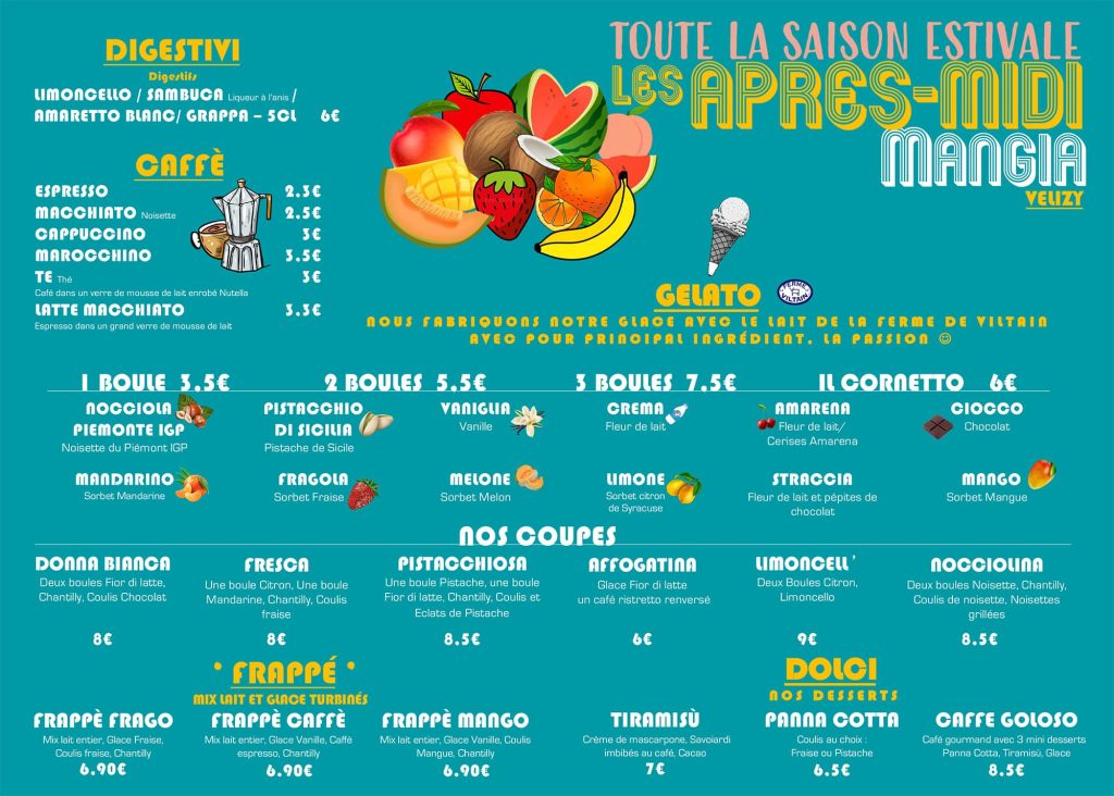 Mangia restaurant italien Vélizy