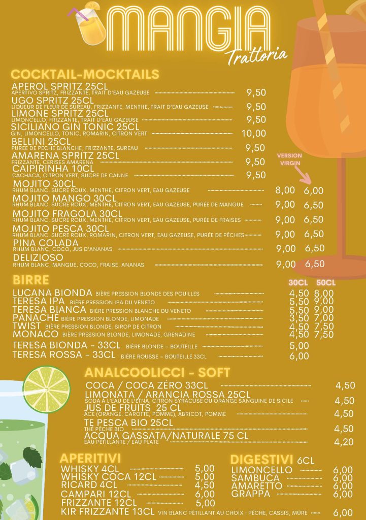 Mangia restaurant italien Antony
