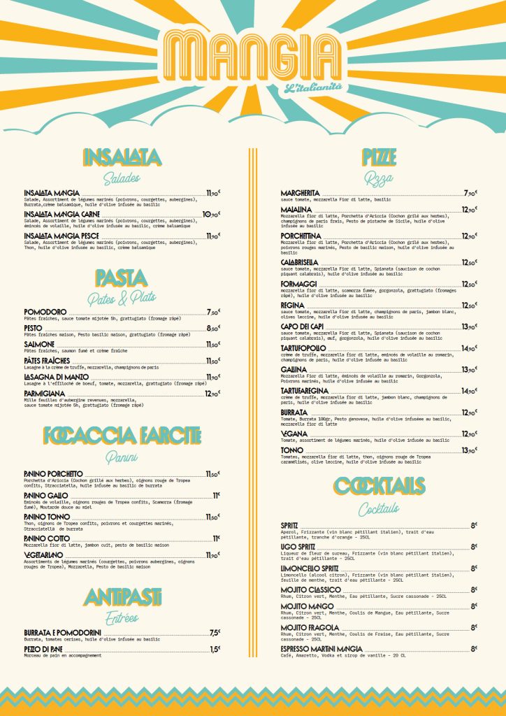 Mangia restaurant italien Palaiseau